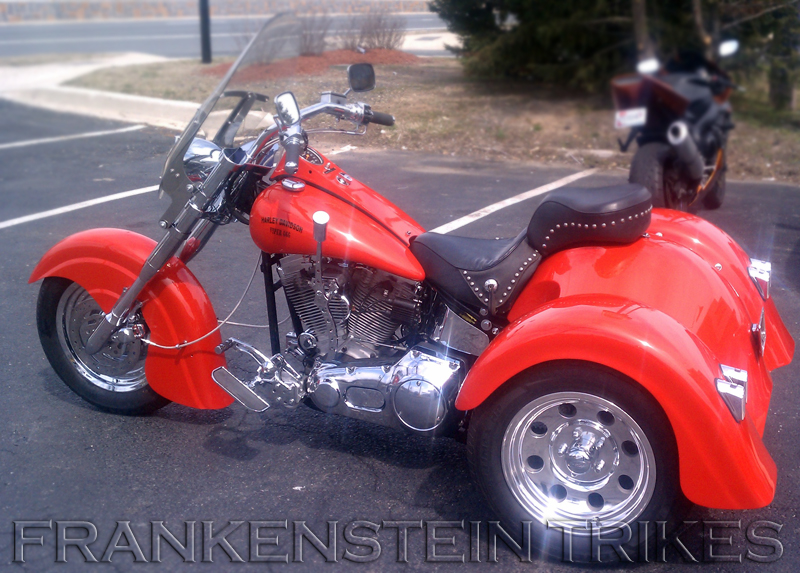 1998 H-D softail with Frankenstein Trike Kit and indian body